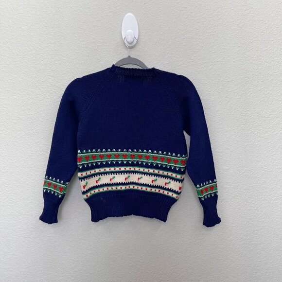 VTG Marceau Sports Minnetonka Minnesota Wool Knit Pullover Sweater Womens Small - Picture 5 of 5